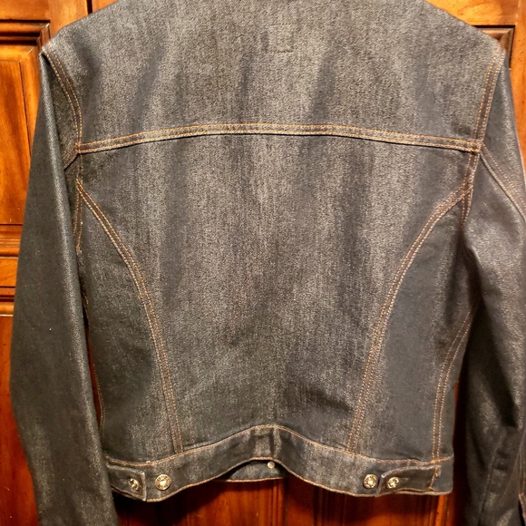 GONE Gap Womans Jean Jacket - Sz L - Picture 2 of 4